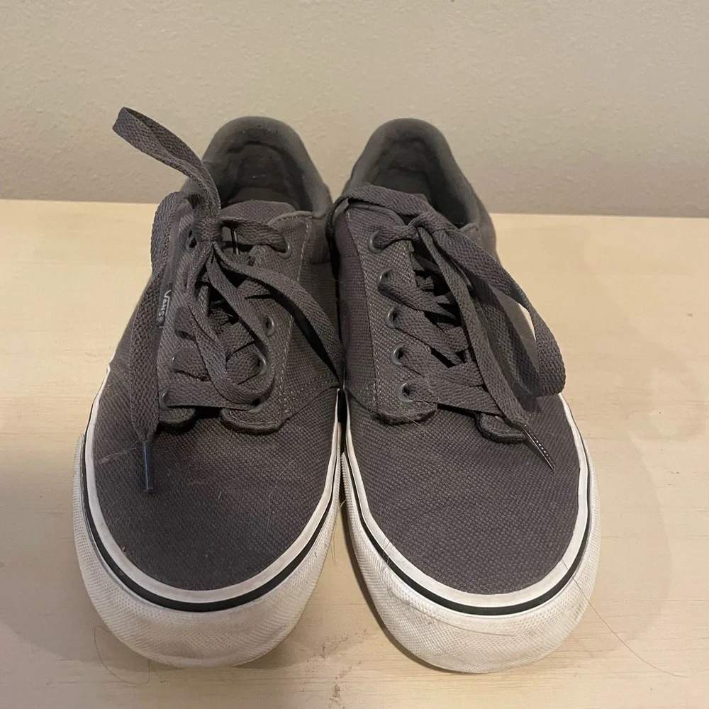 Vans Atwood Dark Gray Deluxe Comfort Ortholite Men‎ Shoes Size 8